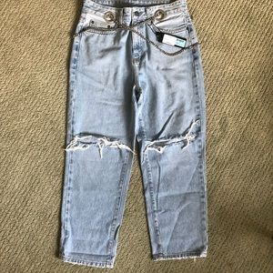 Carmar Hermia Crossover Chain Jeans, Size 27